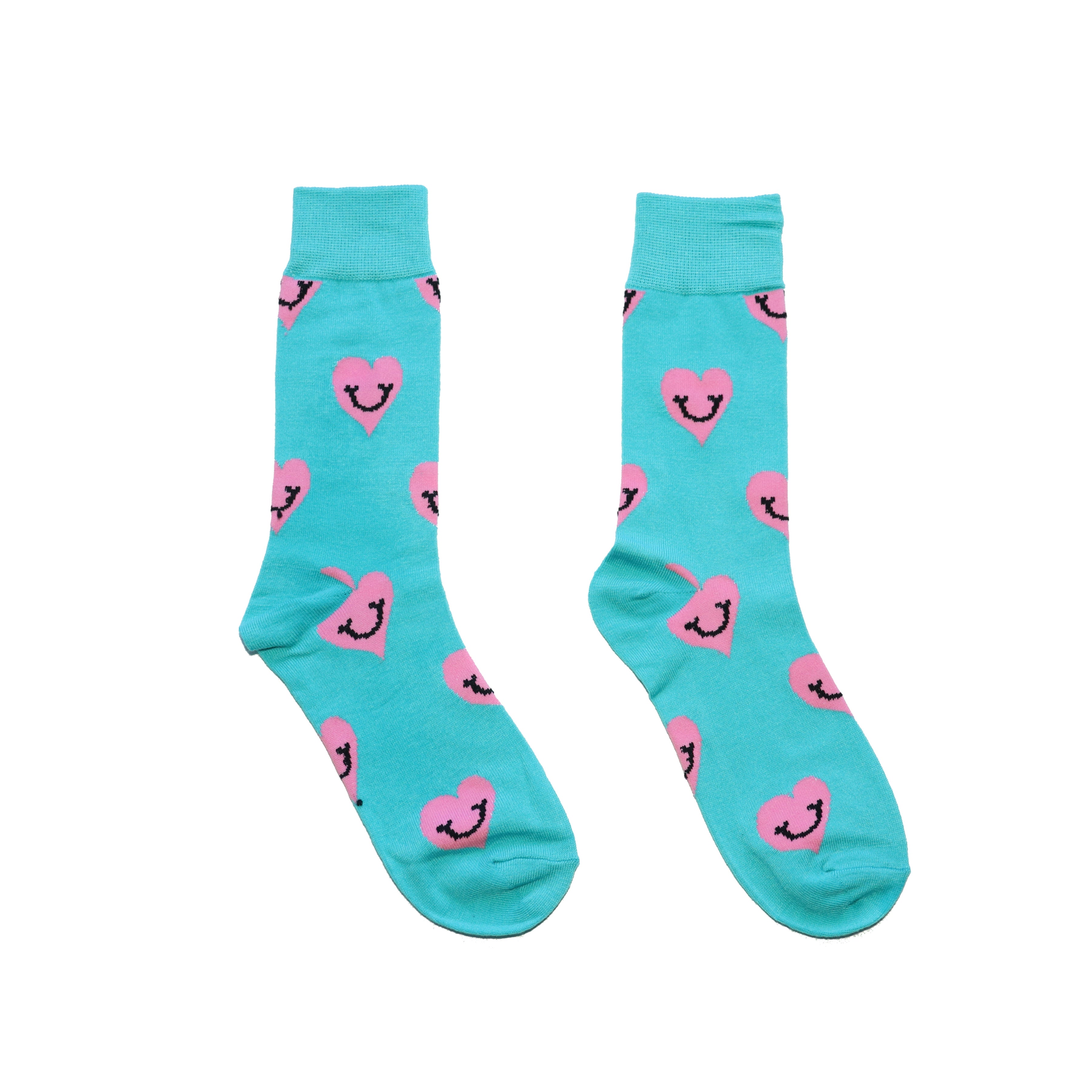 Cotton Candy Heart Socks-