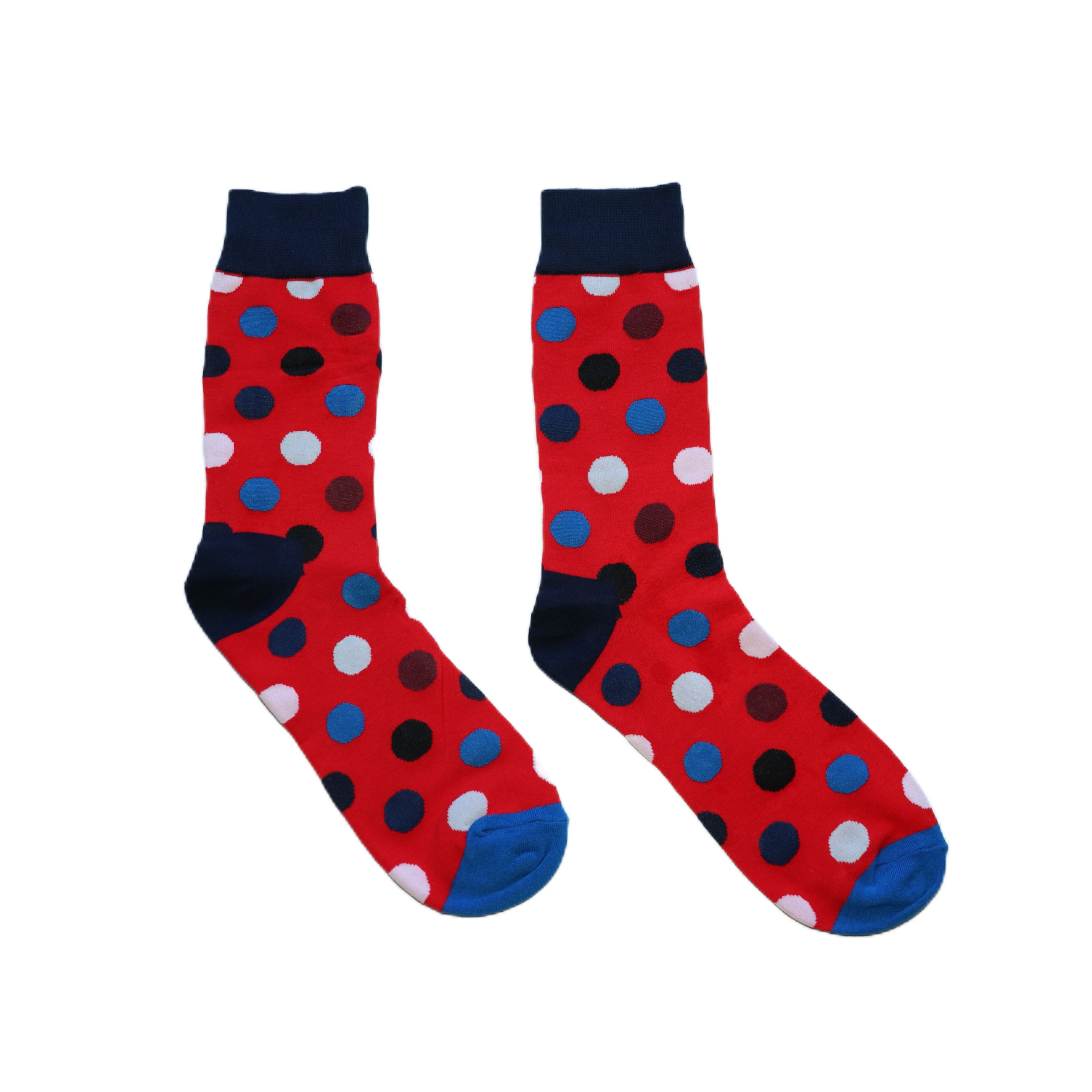 Ruby Polka Socks