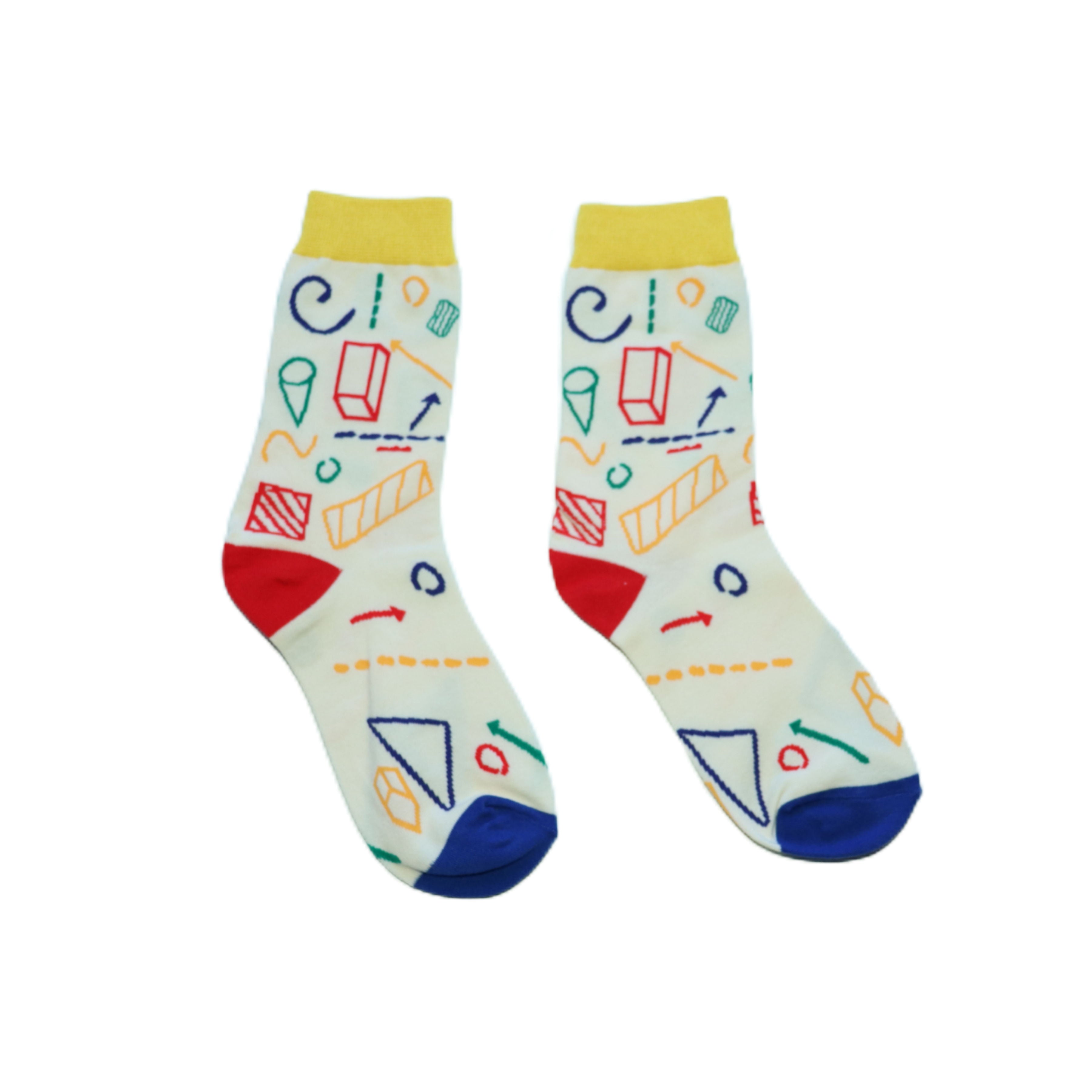 Retro Geometry Socks