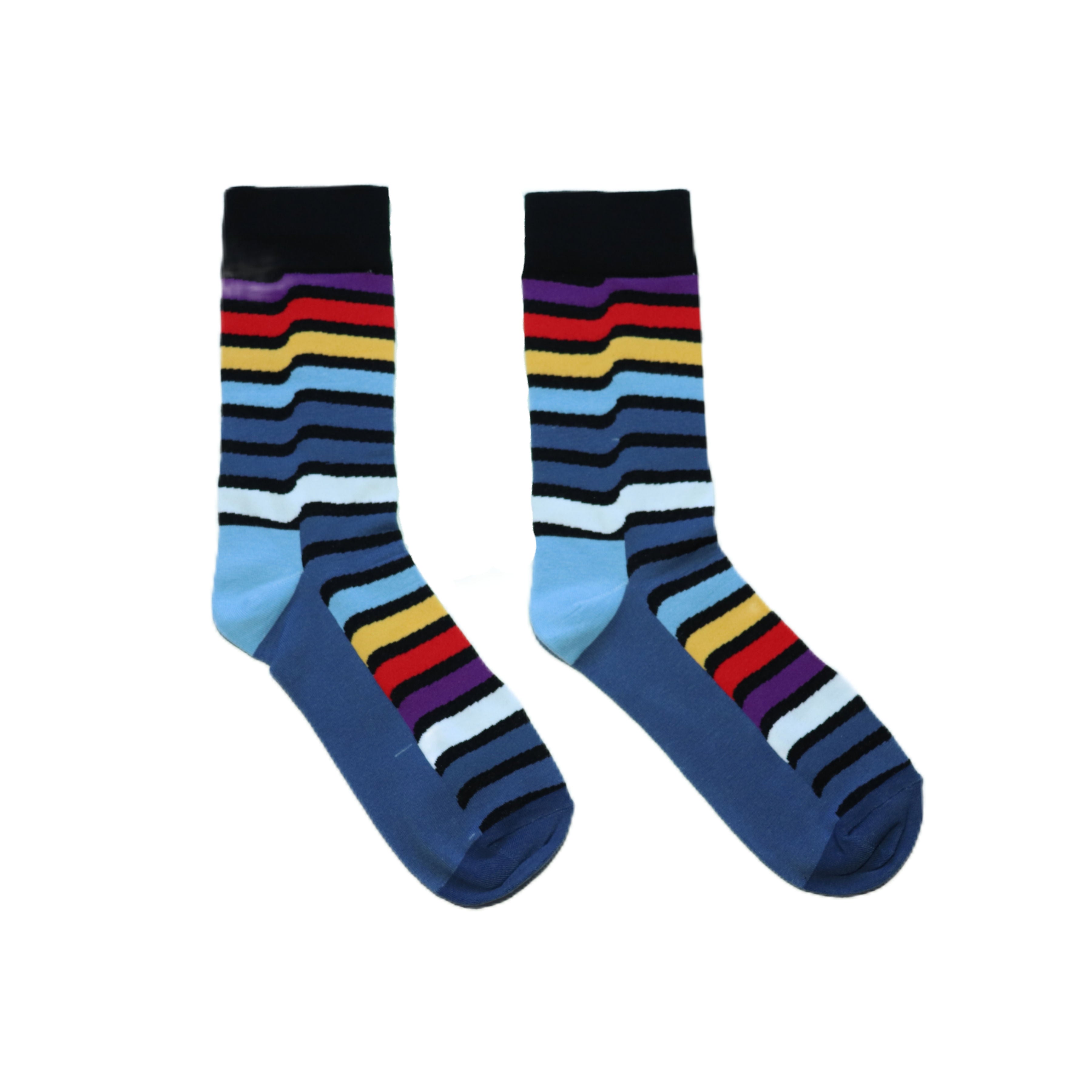 Vibrant Striped Socks