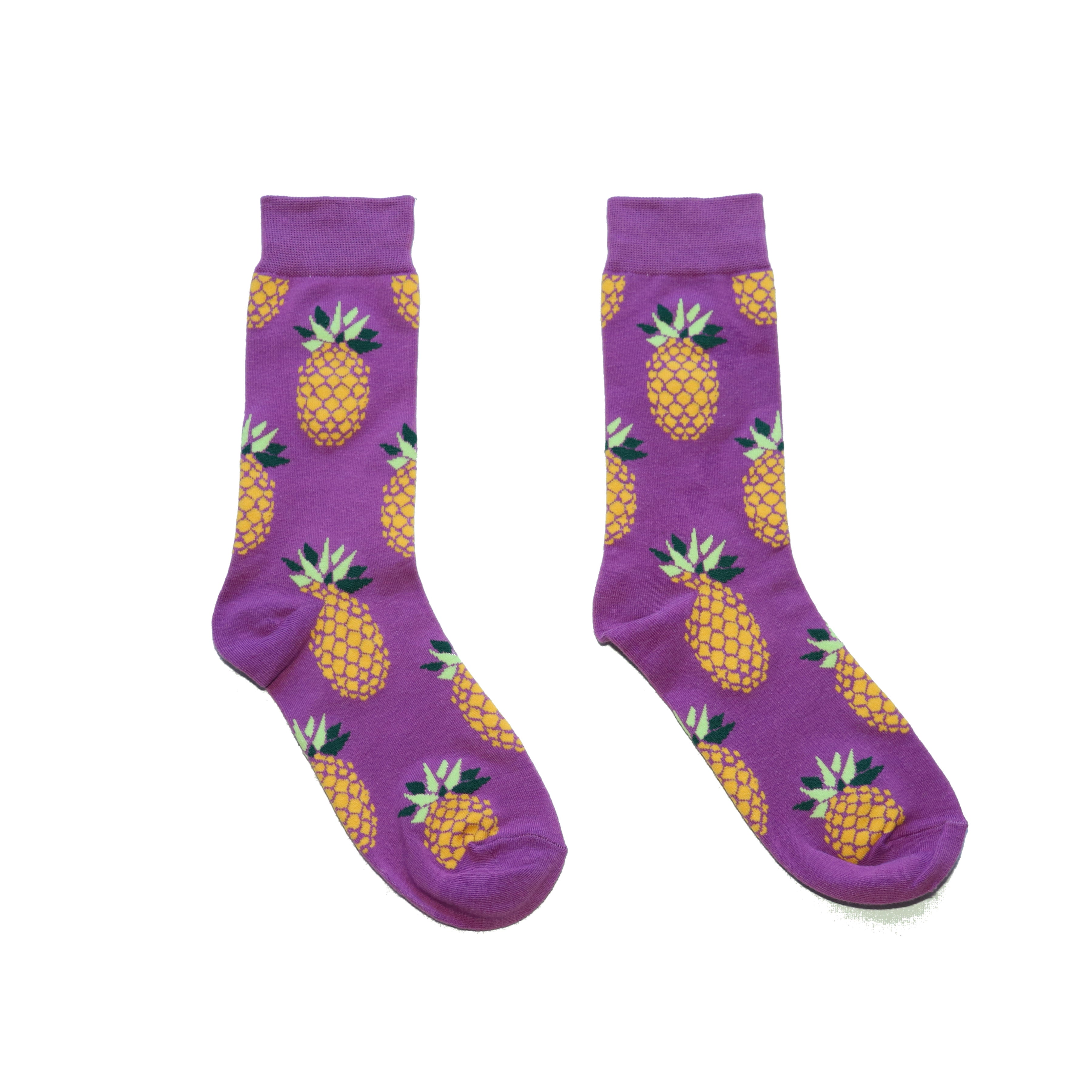 Tropical Pink Pineapple Socks