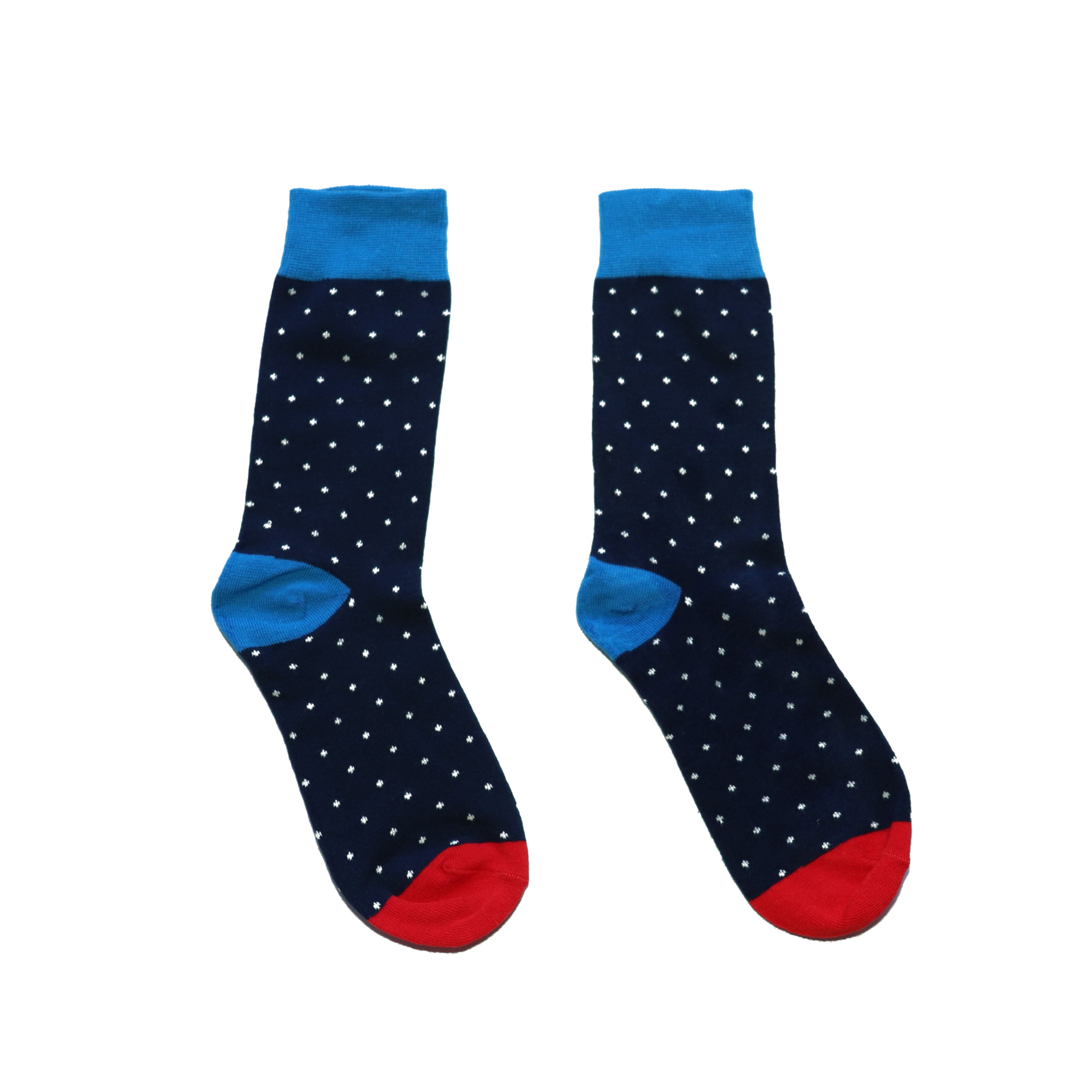 Navy Dots Socks