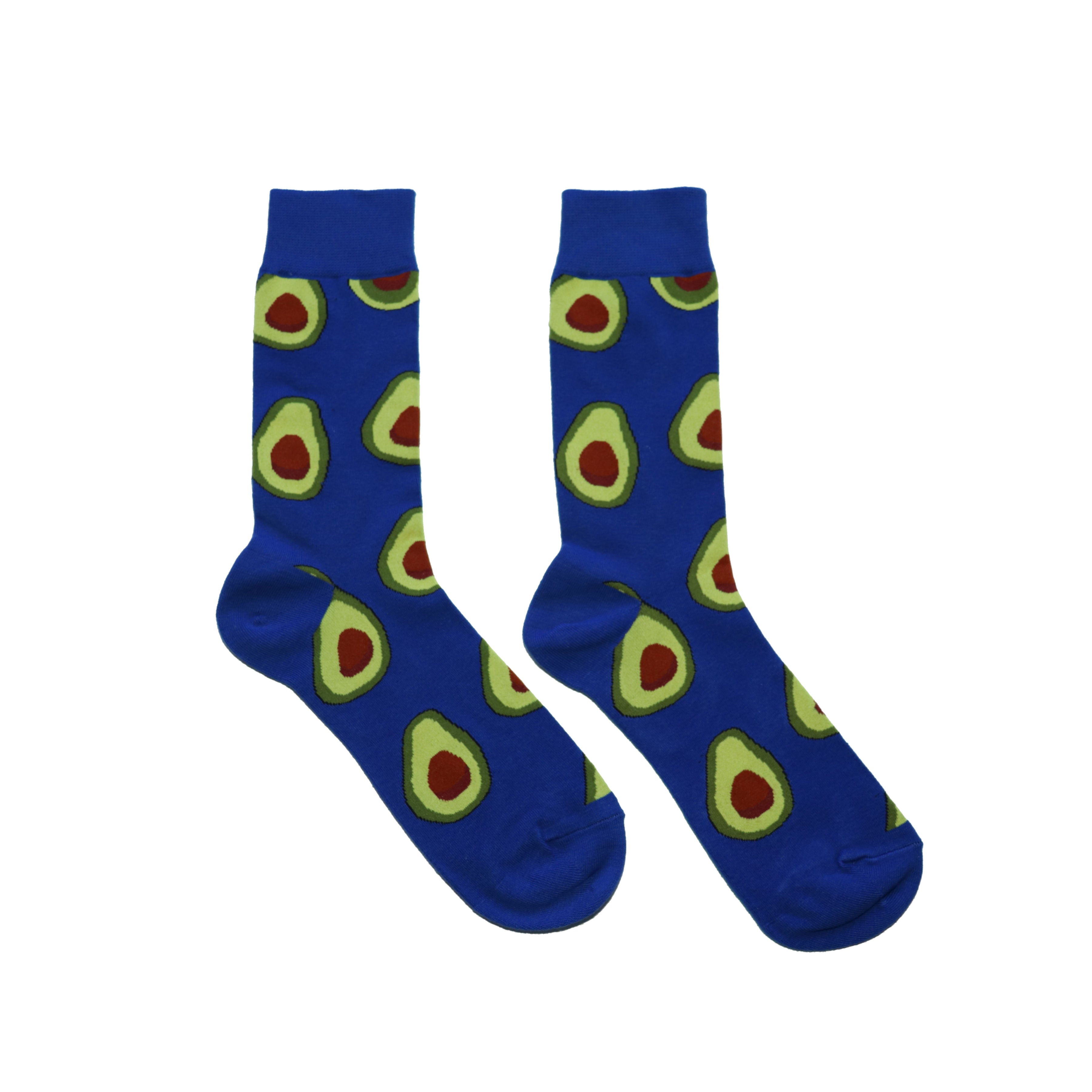 Avocado Bliss Blue Socks