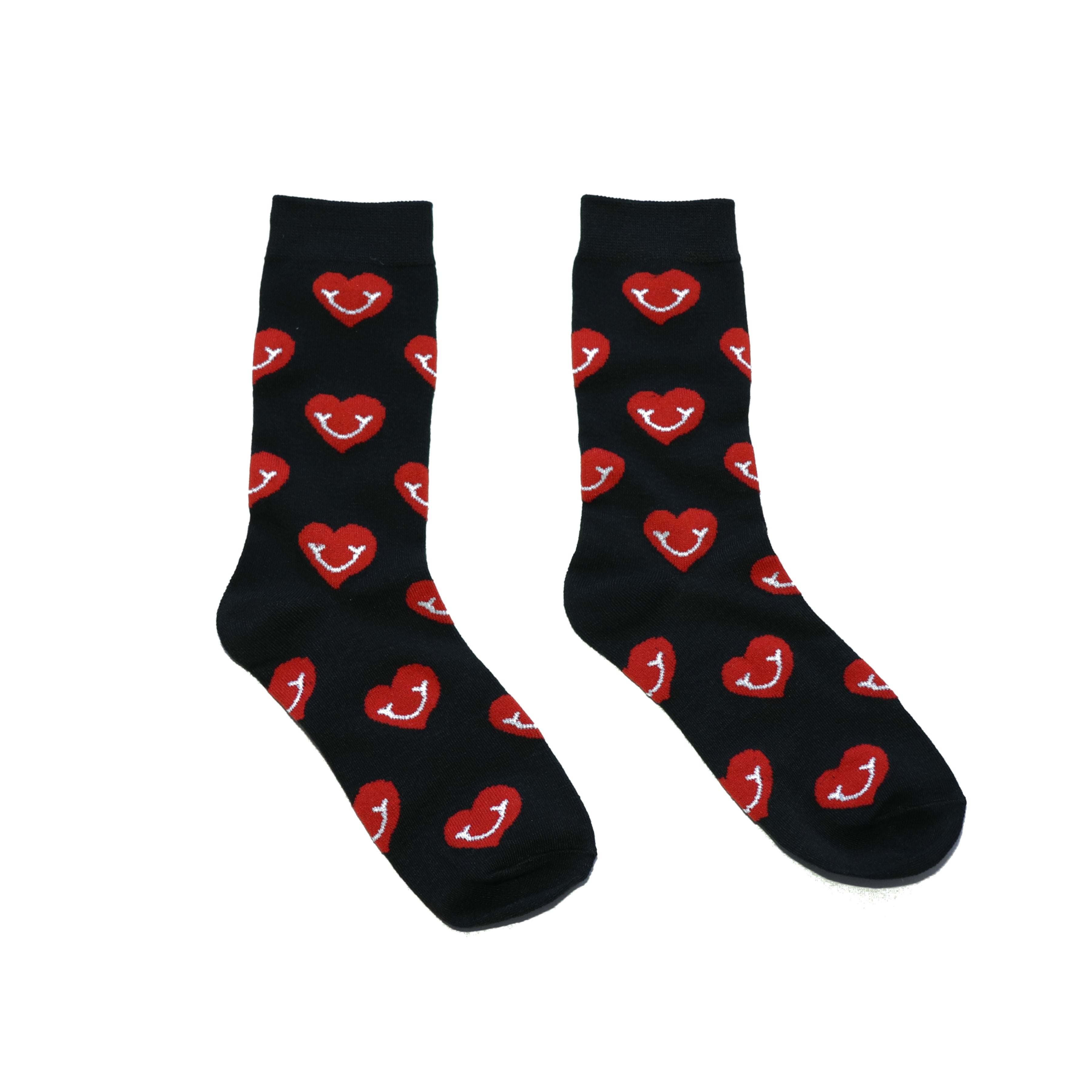 Passionate Heart Black Socks