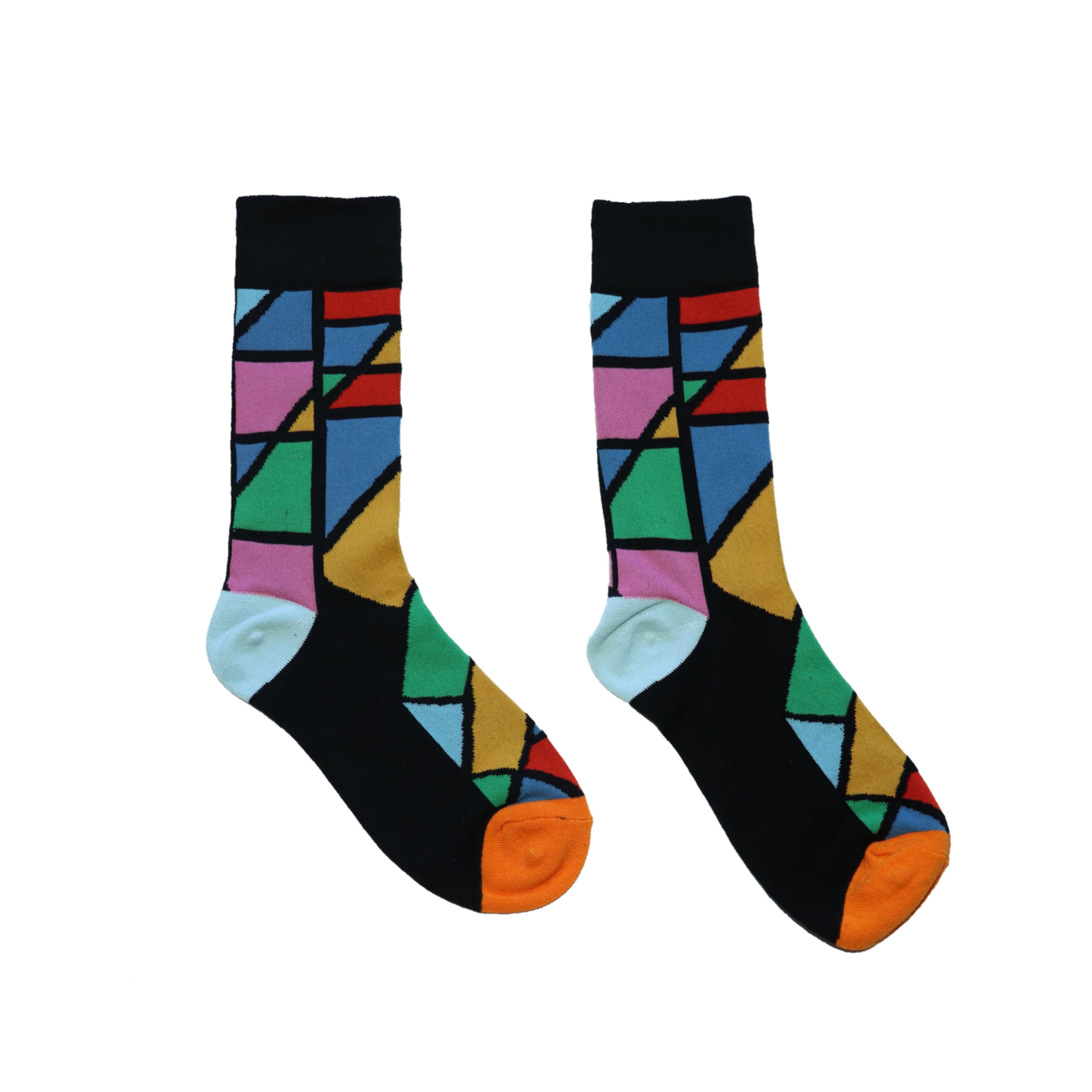 Abstract Splash Socks