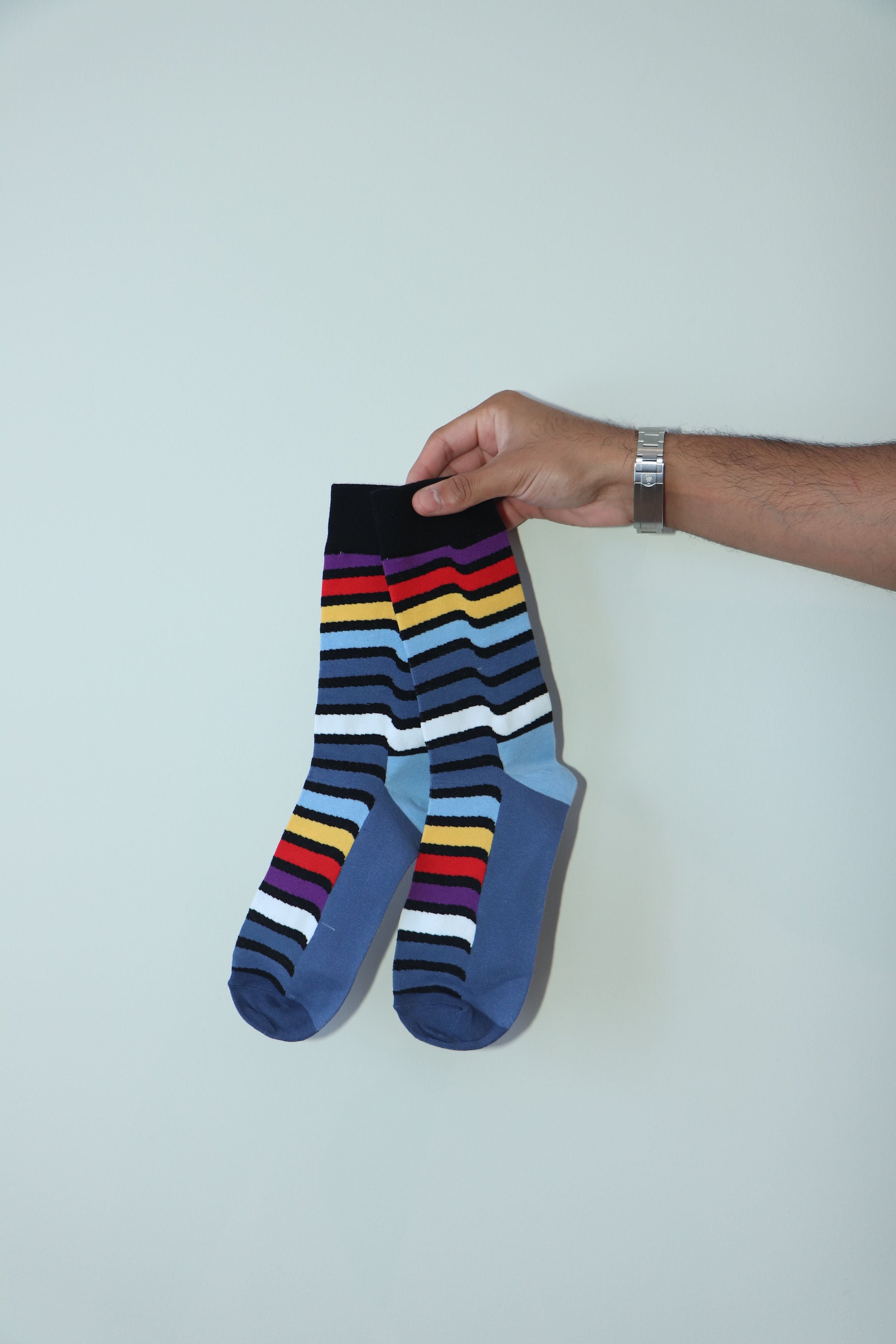 Vibrant Striped Socks