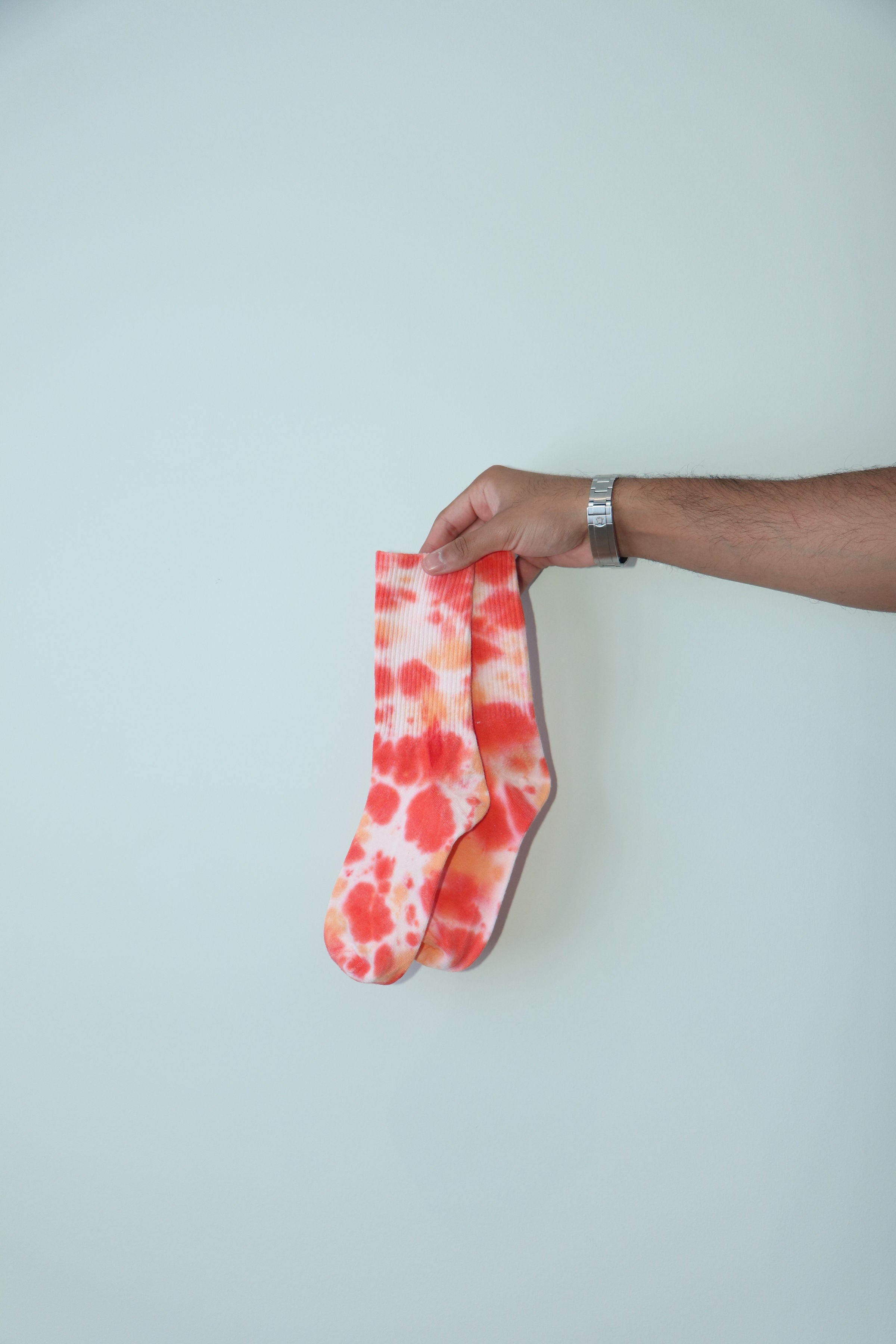 Cherry Blossom Tie-Dye Socks