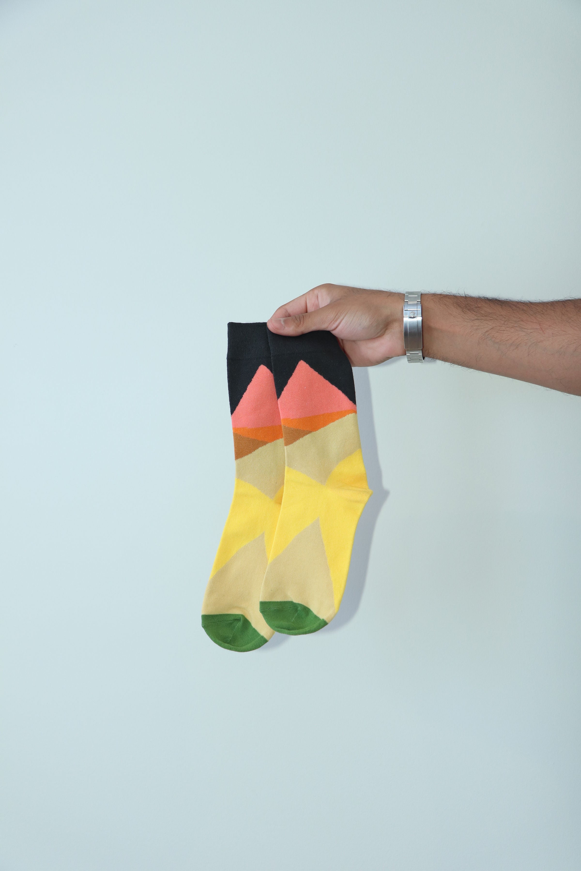 Sunset Peaks socks