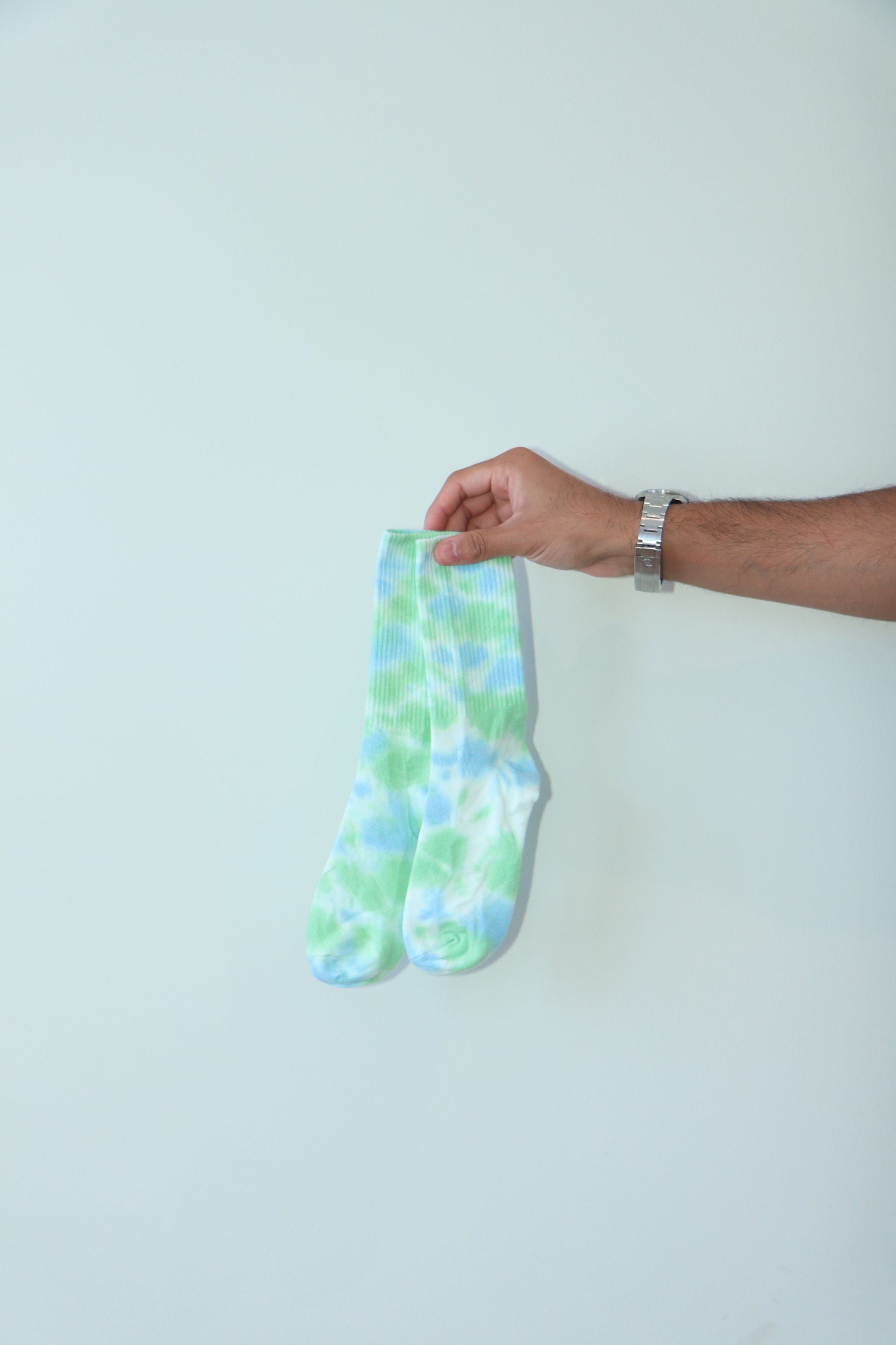 Emerald Swirl Tie Dye Socks